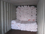 PP Bag Packaging Loaded in the Container